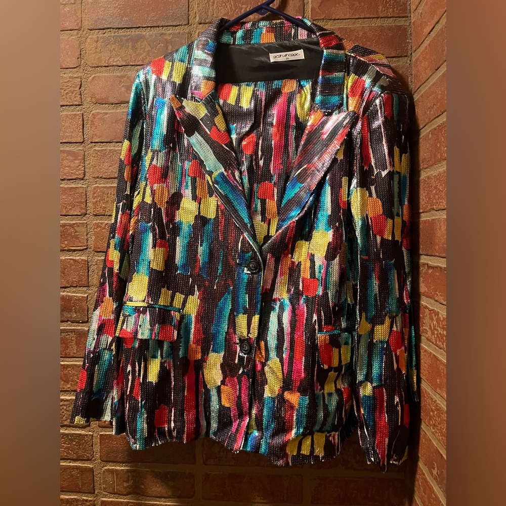 Ladies Sequence pant suit 2X